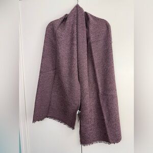 Eileen Fisher Plum Bliss Scarf F3TYX-A0357M OS MSRP 128. NWT